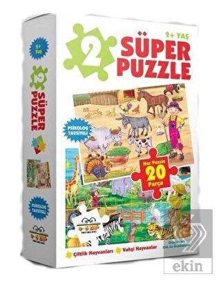 2 Süper Puzzle Çiftlik Hayvanları