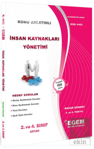2. ve 4. Sınıf 4. ve 8. Yarıyıl Konu Anlatımlı İns