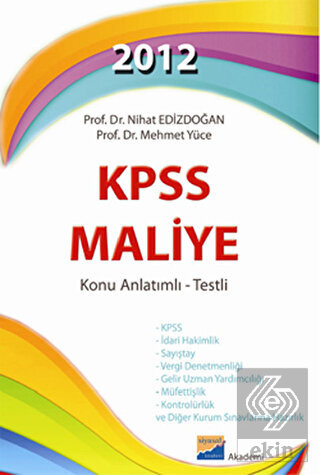 2012 KPSS Maliye Konu Anlatımlı - Testli