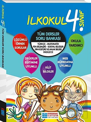 2018 Evrensel 4. Sınıf Tüm Dersler Soru Bankası