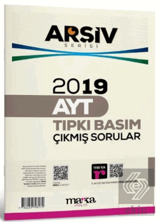 2019 AYT Arşiv Serisi Çıkmış Sorular Tamamı Video Çözümlü Kollektif Ma