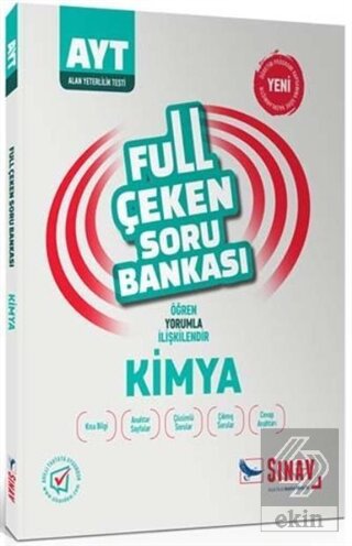 2019 AYT Kimya Full Çeken Soru Bankası