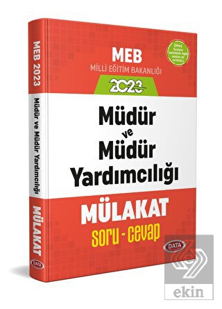 2019 Müdür ve Müdür Yardımcılığı Mülakat Soru - Ce