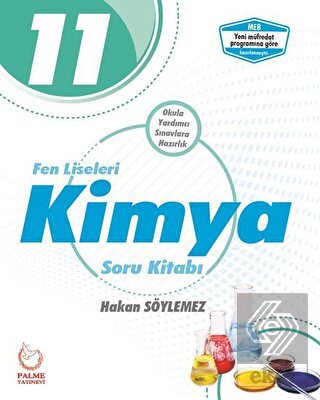 2019 Palme 11. Sınıf Fen Liseleri Kimya Soru Kitab