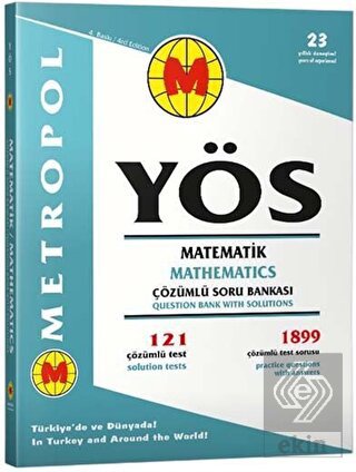 2019 YÖS Matematik Tüm Konular Çözümlü Soru Bankas