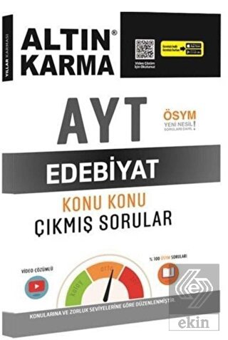 2020 AYT Edebiyat Konu Konu Çıkmış Sorular