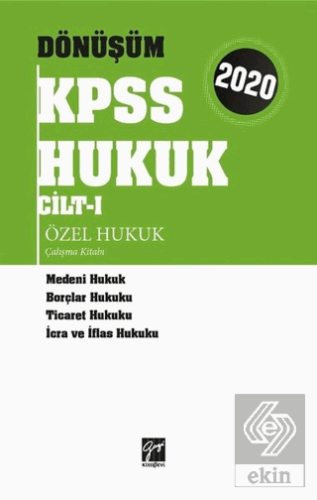 2020 Dönüşüm KPSS Hukuk Cilt 1