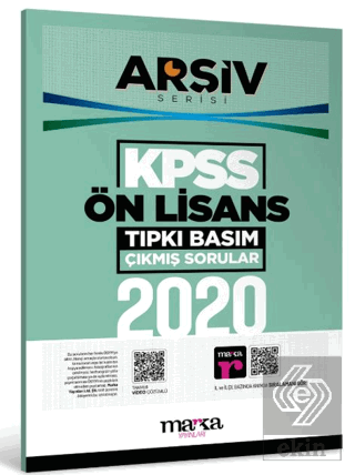 2020 KPSS Ön Lisans Arşiv Serisi Tıpkı Basım Çıkmış Sorular