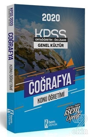 2020 KPSS Ortaöğretim Ön Lisans Coğrafya Konu Öğre