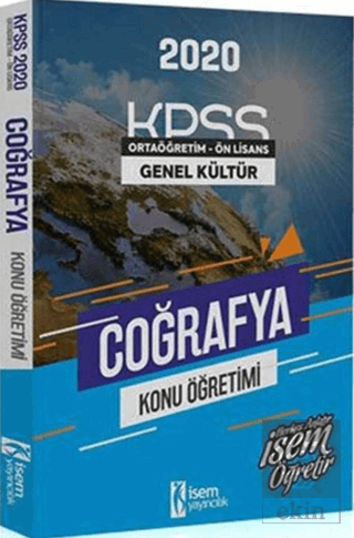 2020 KPSS Ortaöğretim Ön Lisans Coğrafya Konu Öğre