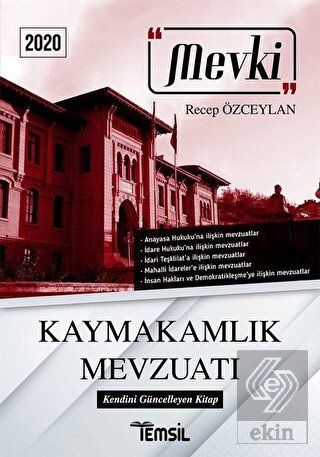 2020 Mevki Kaymakamlık Mevzuatı