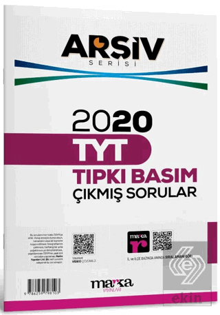2020 TYT Arşiv Serisi Tıpkı Basım Çıkmış Sorular Tamamı Video Çözümlü