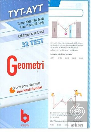 2020 TYT-AYT Geometri Çek - Kopar Yaprak Test