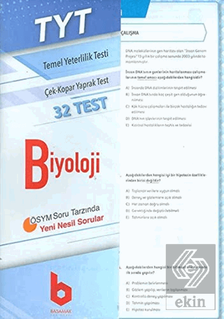 2020 TYT Biyoloji Çek - Kopar Yaprak Test