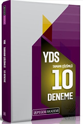 2020 YDS Tamamı Çözümlü 10 Deneme