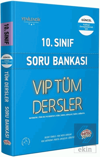 2021 - 10.Sınıf Soru Bankası VIP Tüm Dersler