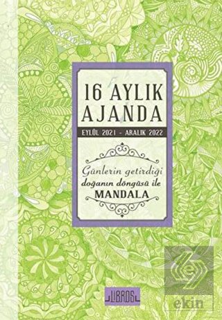 2021-2022 16 Aylık Ajanda