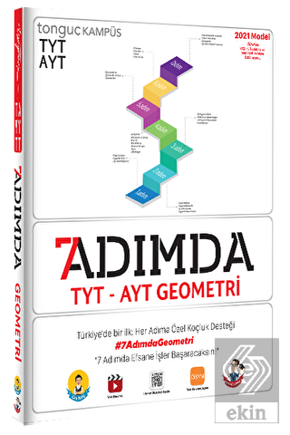 2021 7 Adımda TYT-AYT Geometri Soru Bankası