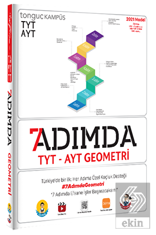 2021 7 Adımda TYT-AYT Geometri Soru Bankası