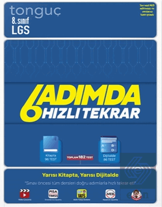 2021 8. Sınıf LGS 6 Adımda Hızlı Tekrar