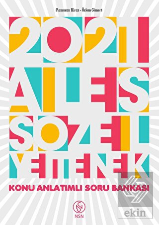 2021 ALES Sözel Yetenek Konu Anlatımlı Soru Bankas