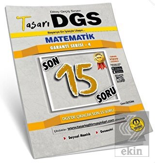 2021 DGS Matematik Son 15 Garanti Serisi 4