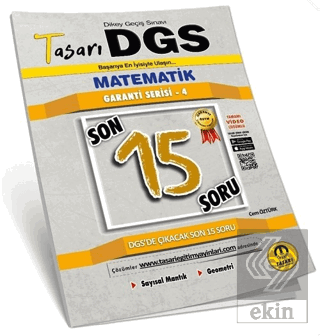 2021 DGS Matematik Son 15 Garanti Serisi 4