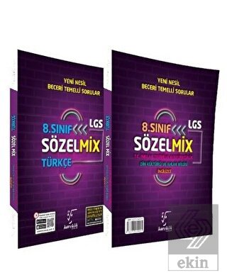 2021 LGS 8.Sınıf SözelMix Beceri Temelli Sorular