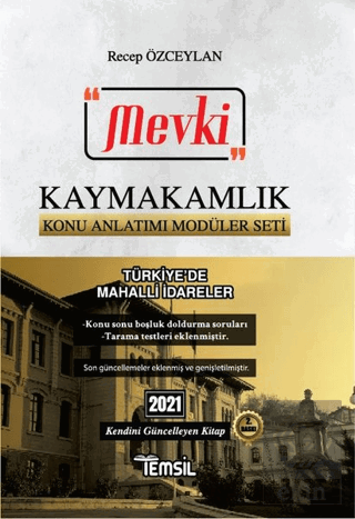2021 Mevki Kaymakamlık Konu Anlatımı Modüler Seti 