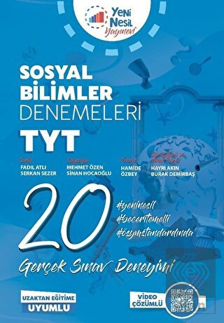 TYT Sosyal Bilimler 20 Deneme Sınavı
