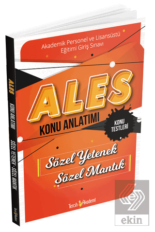 2022 ALES Konu Anlatımı Sözel Yetenek Sözel Mantık