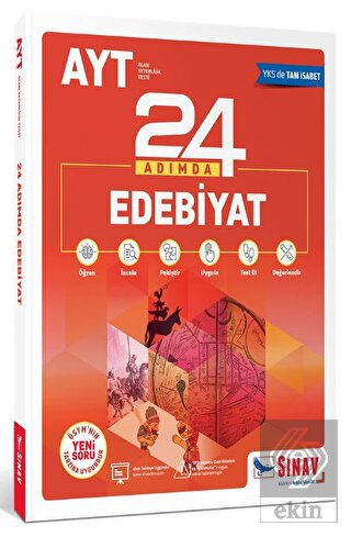 2022 AYT Edebiyat 24 Adımda Konu Anlatımlı Soru Ba