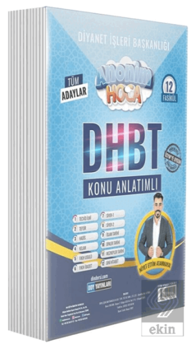 2022 DHBT Din Kültürü ve Ahlak Bilgisi Anonim Hoca