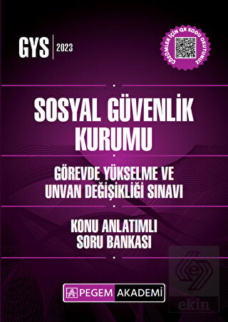 2022 GYS Sosyal Güvenlik Kurumu Görevde Yükselme v