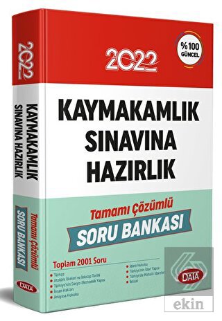 2022 Kaymakamlık Sınavına Hazırlık Tamamı Çözümlü