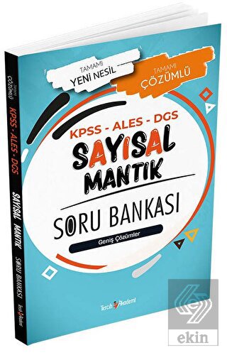 2022 KPSS - ALES - DGS Sayısal Mantık Tamamı Çözüm