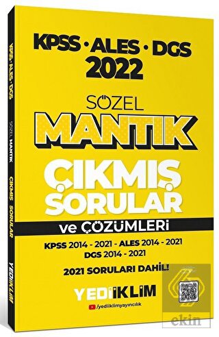 2022 KPSS ALES DGS Sözel Mantık Çıkmış Sorular ve