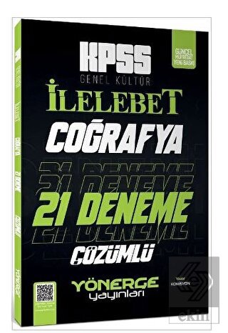 2022 KPSS Coğrafya İlelebet 21 Deneme Çözümlü Yöne