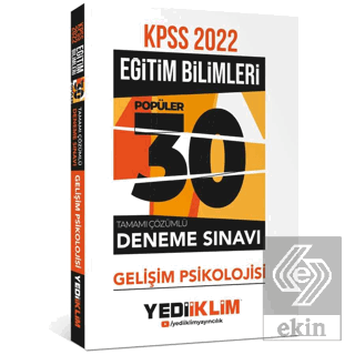 2022 KPSS Eğitim Bilimleri Gelişim Psikolojisi Tam