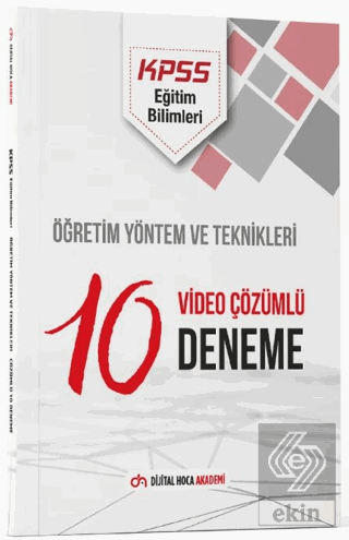 2022 KPSS Eğitim Bilimleri Öğretim Yöntem ve Tekni