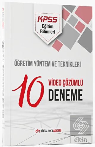 2022 KPSS Eğitim Bilimleri Öğretim Yöntem ve Tekni