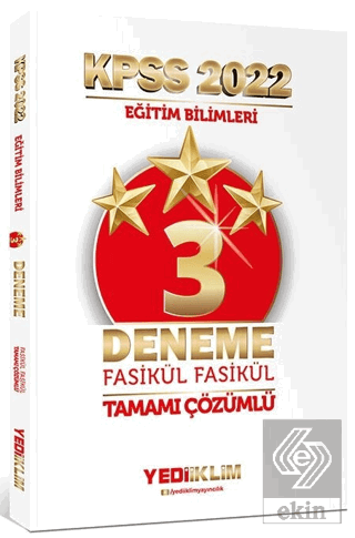 2022 KPSS Eğitim Bilimleri Tamamı Çözümlü Fasikül