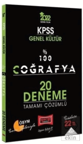 2022 KPSS Genel Kültür %100 Coğrafya Tamamı Çözüml