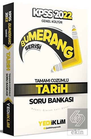 2022 KPSS Genel Kültür Bumerang Tarih Tamamı Çözüm
