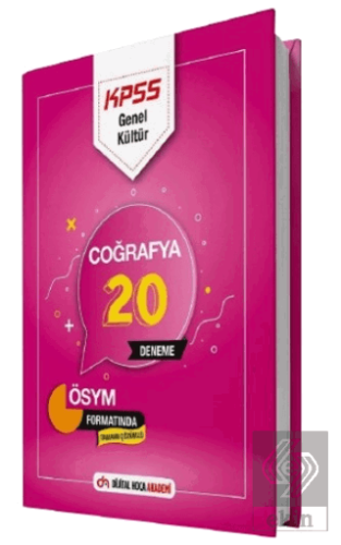 2022 KPSS Genel Kültür Coğrafya Tamamı Çözümlü 20