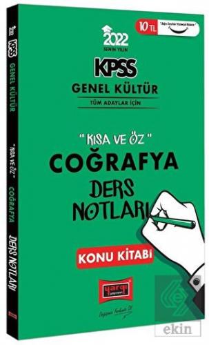 2022 KPSS Genel Kültür Kısa ve Öz Coğrafya Ders No