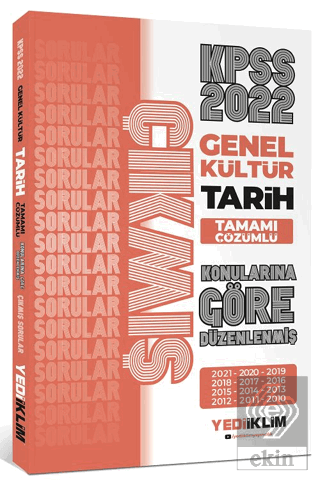 2022 KPSS Genel Kültür Tarih Konularına Göre Tamam