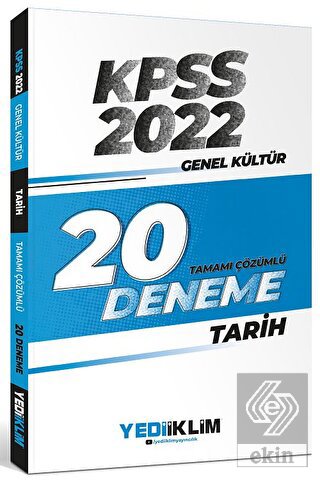 2022 KPSS Genel Kültür Tarih Tamamı Çözümlü 20 Den