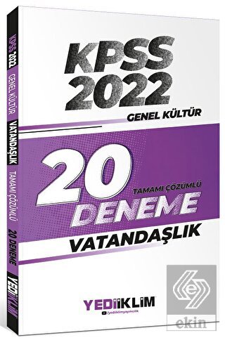2022 KPSS Genel Kültür Vatandaşlık Tamamı Çözümlü