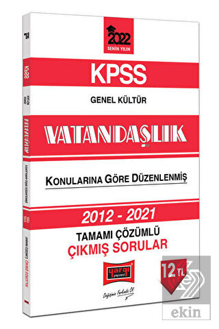 2022 KPSS Genel Kültür Vatandaşlık Tamamı Çözümlü